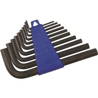 Silverline 10 Piece Hex Key Set - 2-10mm
Silverline 10 Piece Hex Key Set - 2-10mm
