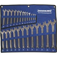 Silverline 25 Piece Combination Spanner Set - 6-32mm
Silverline 25 Piece Combination Spanner Set - 6-32mm