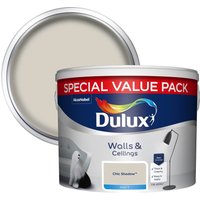 Dulux Walls & Ceilings Chic Shadow - Matt Emulsion Paint - 7.5L
Dulux Walls & Ceilings Chic Shadow - Matt Emulsion Paint - 7.5L