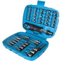 Silverline 45 Piece Ratchet Screwdriver Bit & Socket Set
Silverline 45 Piece Ratchet Screwdriver Bit & Socket Set