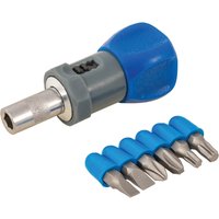 Silverline 7 Piece Stubby Ratchet Screwdriver
Silverline 7 Piece Stubby Ratchet Screwdriver