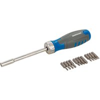Silverline 12-in-1 Multi-Bit Ratchet Screwdriver
Silverline 12-in-1 Multi-Bit Ratchet Screwdriver