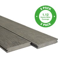 Heritage Board Composite Decking - 3 Pack - Drift - 1.12 m2
Heritage Board Composite Decking - 3 Pack - Drift - 1.12 m2