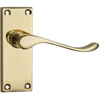 Homebuild Victorian Scroll Short Backplate Latch Lever Set - Polished Brass
Homebuild Victorian Scroll Short Backplate Latch Lever Set - Polished Brass
