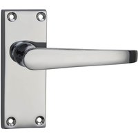 Homebuild Victorian Straight Short Backplate Latch Lever Set - Polished Chrome
Homebuild Victorian Straight Short Backplate Latch Lever Set - Polished Chrome