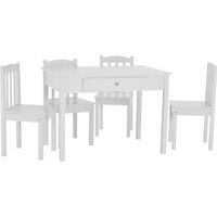 Kids 4 Seater Dining Set - White
Kids 4 Seater Dining Set - White
