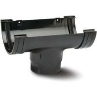 Polypipe Half Round 75mm Gutter Running Outlet Black
Polypipe Half Round 75mm Gutter Running Outlet Black