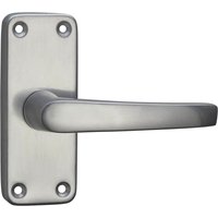 Homebuild Short Backplate Latch Lever Set - Brushed Aluminium
Homebuild Short Backplate Latch Lever Set - Brushed Aluminium