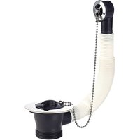 MaKe Stainless Steel Basin Waste with Overflow 1 1/4
MaKe Stainless Steel Basin Waste with Overflow 1 1/4