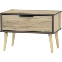 Tokyo 1 Drawer Bedside Table with Dark Edge - Oak
Tokyo 1 Drawer Bedside Table with Dark Edge - Oak