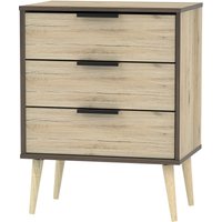 Tokyo 3 Drawer Chest with Dark Edge - Oak
Tokyo 3 Drawer Chest with Dark Edge - Oak