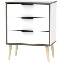 Tokyo 3 Drawer Chest with Dark Edge - White
Tokyo 3 Drawer Chest with Dark Edge - White
