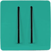 Trendi Switch 2 Gang 2 Way 10A Rocker Light Switch in Screwless Teal
Trendi Switch 2 Gang 2 Way 10A Rocker Light Switch in Screwless Teal