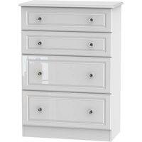 Stonehaven 4 Drawer Deep Chest - White
Stonehaven 4 Drawer Deep Chest - White