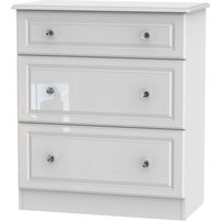 Stonehaven 3 Drawer Deep Chest - White
Stonehaven 3 Drawer Deep Chest - White