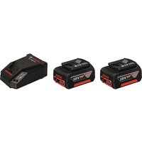 Bosch Pro 18V Starter Set, 2 x 4.0Ah Batteries + Charger
Bosch Pro 18V Starter Set, 2 x 4.0Ah Batteries + Charger