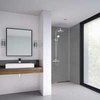 Wetwall Grey - 1220mm - Shower Panel - Composite 
Wetwall Grey - 1220mm - Shower Panel - Composite