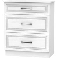 Milton 3 Drawer Deep Chest - White
Milton 3 Drawer Deep Chest - White