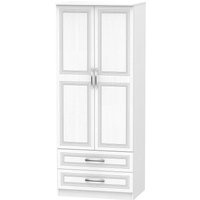 Milton 2 Drawer Wardrobe - White
Milton 2 Drawer Wardrobe - White