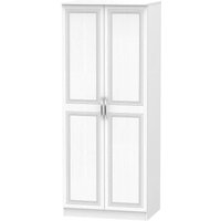 Milton 2 Door Wardrobe - White 
Milton 2 Door Wardrobe - White