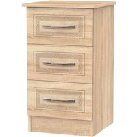 Milton 3 Drawer Bedside Table - Oak
Milton 3 Drawer Bedside Table - Oak