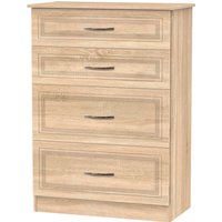 Milton 4 Drawer Deep Chest - Oak
Milton 4 Drawer Deep Chest - Oak