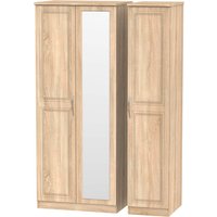 Milton Triple Mirror Wardrobe - Oak
Milton Triple Mirror Wardrobe - Oak