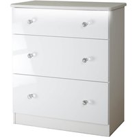 Lumo 3 Drawer Deep Chest with LED Lighting - White
Lumo 3 Drawer Deep Chest with LED Lighting - White