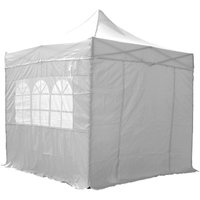Airwave Four Seasons Essential 2.5x2.5 Pop Up Gazebo with Sides - White
Airwave Four Seasons Essential 2.5x2.5 Pop Up Gazebo with Sides - White