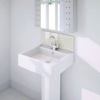 Wetwall Upstand - 600 x 200mm - Magnolia - Glass
Wetwall Upstand - 600 x 200mm - Magnolia - Glass