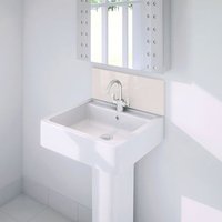Wetwall Upstand - 600 x 200mm - Pale Pink - Glass
Wetwall Upstand - 600 x 200mm - Pale Pink - Glass