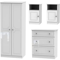Stonehaven 4 Piece Bedroom Furniture Set - White
Stonehaven 4 Piece Bedroom Furniture Set - White