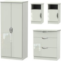 Portofino 4 Piece Bedroom Furniture Set - Kaschmir
Portofino 4 Piece Bedroom Furniture Set - Kaschmir