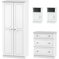 Florence 4 Piece Bedroom Furniture Set - White
Florence 4 Piece Bedroom Furniture Set - White