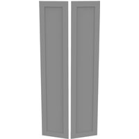 Fitted Bedroom Shaker Double Wardrobe Doors - Grey
Fitted Bedroom Shaker Double Wardrobe Doors - Grey