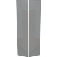 Fitted Bedroom Slab Double Wardrobe Doors - Grey
Fitted Bedroom Slab Double Wardrobe Doors - Grey