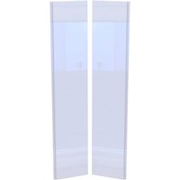 Fitted Bedroom Handleless Double Wardrobe Doors - White
Fitted Bedroom Handleless Double Wardrobe Doors - White