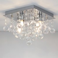 Orlando 23cm Square Flush - Chrome 
Orlando 23cm Square Flush - Chrome