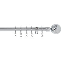 Extendable Ball Finial Curtain Pole - Chrome - 1.2-2.1m (16/19mm)
Extendable Ball Finial Curtain Pole - Chrome - 1.2-2.1m (16/19mm)