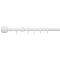 Extendable Ball Finial Curtain Pole - White - 1.2-2.1m (16/19mm)
Extendable Ball Finial Curtain Pole - White - 1.2-2.1m (16/19mm)