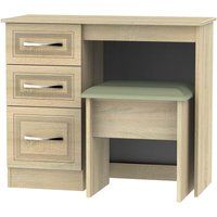 Milton Dressing Table and Stool Set - Oak 
Milton Dressing Table and Stool Set - Oak