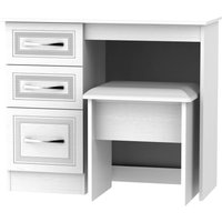 Milton Dressing Table and Stool Set - White
Milton Dressing Table and Stool Set - White