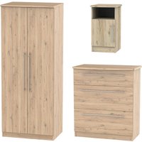Siena 3 Piece Bedroom Furniture Set - Bordeaux Oak
Siena 3 Piece Bedroom Furniture Set - Bordeaux Oak