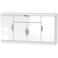 Portofino Wide 4 Door 1 Drawer Sideboard - White
Portofino Wide 4 Door 1 Drawer Sideboard - White