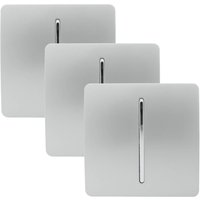 Trendi Switch 1 Gang 2 Way 10 Amp Rocker Light Switch in Screwless Silver (3 Pack)
Trendi Switch 1 Gang 2 Way 10 Amp Rocker Light Switch in Screwless Silver (3 Pack)