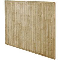 6ft x 5ft (1.83m x 1.52m) Pressure Treated Closeboard Fence Panel - Pack of 5
6ft x 5ft (1.83m x 1.52m) Pressure Treated Closeboard Fence Panel - Pack of 5