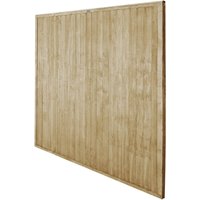 6ft x 6ft (1.83m x 1.83m) Pressure Treated Closeboard Fence Panel - Pack of 20
6ft x 6ft (1.83m x 1.83m) Pressure Treated Closeboard Fence Panel - Pack of 20