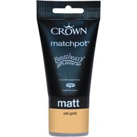 Crown Breatheasy Old Gold - Matt Emulsion Paint - 40ml Tester
Crown Breatheasy Old Gold - Matt Emulsion Paint - 40ml Tester