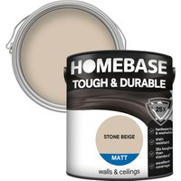 Homebase Tough & Durable Matt Paint - Stone Beige 2.5L
Homebase Tough & Durable Matt Paint - Stone Beige 2.5L