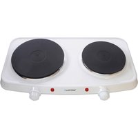 2250w Twin Tabletop Hob White.
2250w Twin Tabletop Hob White.